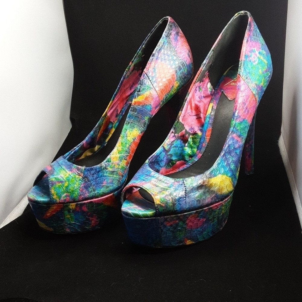 Brian Atwood B Bambola Ultra High Pumps EUC SZ 6.5 - Picture 2 of 7